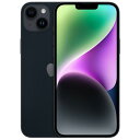 【中古】iPhone14 Plus A2885 (MQ4A3J/A) 128GB ミッドナイト【au版 SIMフリー】 Apple スマホ スマートフォン 当社3ヶ月間保証 送料無料 利用制限▲/赤ロム永久保証 イオシス