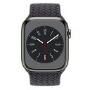 Apple Apple Watch Series8 45mm GPS+Cellularモデル MNNP3J/A+MPD13FE/A A2775【グラファイトステ...