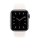 Apple Apple Watch SE 40mm GPSモデル MKQ13J/A A2351【スペースグレイアルミニウムケース/ライトブラッシュスポーツバンド...