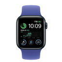 Apple 【第2世代】Apple Watch SE 40mm GPSモデル MA9A4J/A+MAY54FE/A A2722【ミッドナイトアルミニウムケース/...