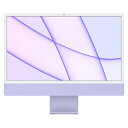 中古パソコン 【電源アダプタ欠品】iMac Retina 4.5K MGPQ3J/A Mid 2021 パープル【Apple M1/24inch/16GB/1TBSSD】 Apple 当社3ヶ月間保証 イオシス