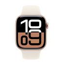 Apple Apple Watch Series10 42mm GPSモデル MWWY3J/A+MXLM3FE/A A2997【ローズゴールドアルミニウムケース...