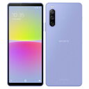 Xperia10 IV SOG07 ラベンダー【au版 SIMフリー】 SONY 当社3ヶ月間保証 中古 イオシス