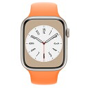 Apple Apple Watch Series8 45mm GPSモデル MNP93J/A+MR2R3FE/A A2771【スターライトアルミニウムケース/ブ...