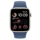 Apple 【第2世代】Apple Watch SE 44mm GPSモデル MXEW3J/A+MXLV3FE/A A2723【スターライトアルミニウムケース/...