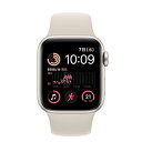 Apple 【第2世代】Apple Watch SE 40mm GPSモデル MXEF3J/A A2722【スターライトアルミニウムケース/スターライトスポーツ...