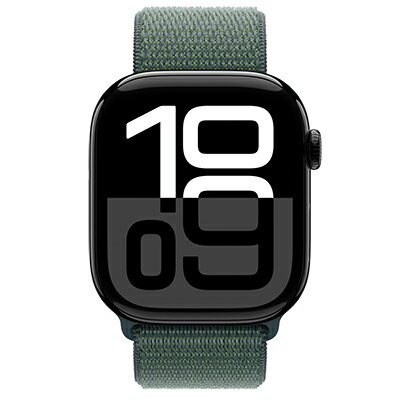 Apple Apple Watch Series10 46mm GPSモデル MWX13J/A+MXL83FE/A A2999【ジェットブラックアルミニウムケース/レイクグリーンスポーツループ】 [中古] 【当社3ヶ月間保証】 【 中古スマホとタブレット販売