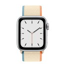 Apple Apple Watch SE 40mm GPSモデル MYDX2J/A+MY9Y2FE/A A2351【シルバーアルミニウムケース/クリームスポーツ...