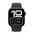 Apple Apple Watch Series10 42mm GPSモデル MWWX3J/A+MY7Y3FE/A A2997【ジェットブラックアルミニウムケー...