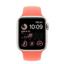 Apple 【第2世代】Apple Watch SE 40mm GPSモデル MA9D4J/A+MDRT4FE/A A2722【スターライトアルミニウムケース/...
