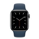 Apple Apple Watch SE 40mm GPSモデル MKQC3J/A+MKUE3FE/A A2351【スペースグレイアルミニウムケース/アビスブル...