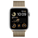 Apple 【第2世代】Apple Watch SE 44mm GPSモデル MA7X4J/A+MXMR3FE/A A2723【シルバーアルミニウムケース/ゴー...