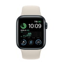 Apple 【第2世代】Apple Watch SE 40mm GPSモデル MA9A4J/A+MYJ33FE/A A2722【ミッドナイトアルミニウムケース/...