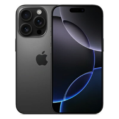 【中古】iPhone16 Pro A3292 (MYN83J/A) 1TB ブラックチタニウム【SoftBank版 SIMフリー】 Apple スマホ スマートフォン 当社3ヶ月間保証 送料無料 利用制限▲/赤ロム永久保証 イオシス