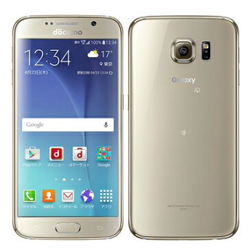 白ロム docomo 未使用 GALAXY S6 SC-05G Gold Platinum【当社6ヶ月保証】 スマホ 中古 本体 送料無料【中古】 【 中古スマホとタブレット販売のイオシス 】