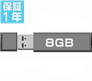 一流メーカー品【USBフラッシュメモリ 8GB】1年保証