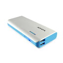 モバイルバッテリー10000mAh【APT100-10000M-5V-CWHBL】2.1A出力