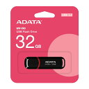 A-DATA5年保証・高速32GB【USBメモリAUV150-32G-RBK】USB3.2 Gen1=USB3.0対応・キャップ付