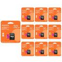 「10枚セット」 microSDカード 32GB 永久保証 A-DATA AUSDH32GUICL10-RA1 Class10 microSDHC マイクロSD...