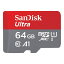 microSD 64GB ǥ Ultra Class10 UHS-I A1 SDSQUAB-064G-GN6MN SanDisk microSD microSDXC ޥSD