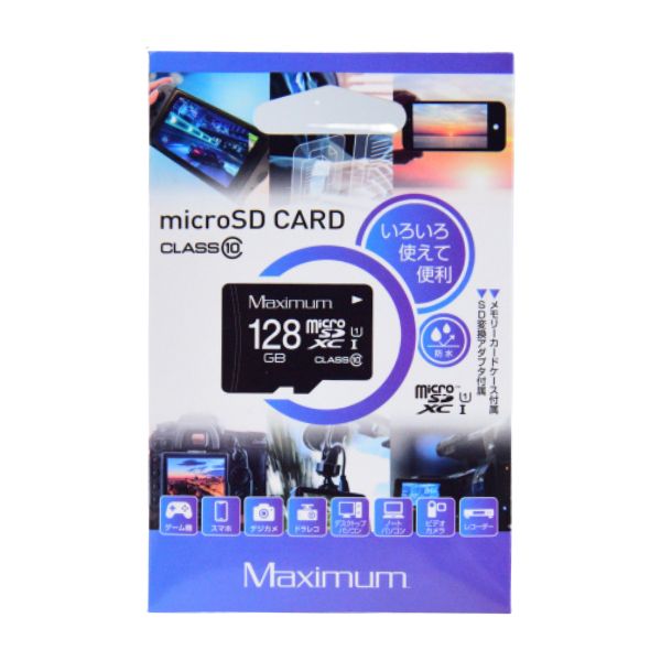 microSD 128GB ץ Class10 UHS-I MXMSD128G microSDXC ޥSD microSD