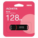 USBメモリ 128GB 5年保証 USB3.2 Gen1 A-DATA AUV150-128G-RBK キャップ式 USB3.0 USB