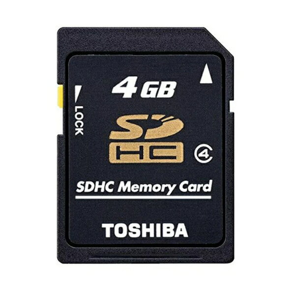 日本製 東芝 SDHCカード 4GB CLASS4 ミニケース入 バルク品 SD エスディー