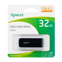 USBメモリ 32GB 5年保証 USB3.2 Gen1 Apacer AP32GAH356B-1 スライド式 USB3.0 USB
