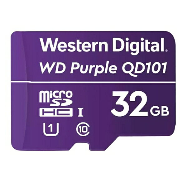 ドライブレコーダー対応 Western Digital 高耐久32GB microSDHCカード WDD032G1P0C簡易包装 Class10 UHS-I