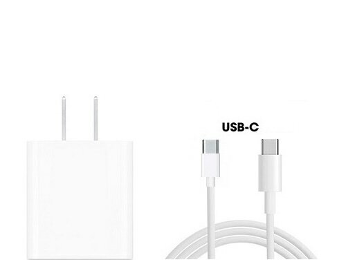 【中古】Apple 純正品 20W USB-C 電源アダプタ Type-C to Type-C 1m 2点セット品 充電＆データ転送両対応 USB-PD高速充電 新型 iPad Pro iPad Air iPad mini USB-C to USB-C タイプC to タイプC 正規品 新型 iPad iPhone15 コネクタ対応