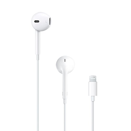 【中古】ほぼ新品 Apple (アップル) 純正 Lightningイヤホン iPad iPhone iPod 対応Lightningインナーイヤー型 Apple EarPods with Lightning Connector (ホワイト)