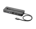 【中古】HP 純正品 USB-C Mini Dock VGA イーサネット USB HDMI Thunderbolt Type-C対応ポートto HDMI USB3.0 VGA 有線LAN 拡張アダプターHP Elite x2 1013 G3用 HP Elite Dragonfly 1PM64AA UUF