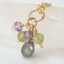 ラブラドライトの3色のペンダントトップ(チャーム)(アクセサリー アクセ 誕生日 プレゼント 女性 レディース 女の子 ギフト ペンダント ネックレス ネックレストップ かわいい 可愛い 結婚式 お呼ばれ パーティー クリスマス 華奢 ちゃーむ 通販 楽天)