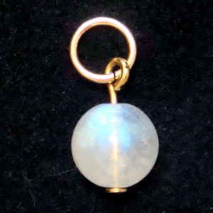 レインボームーンストーンAAA ペンダントトップ チャームペンダントヘッド 7mm ムーンストーン (6月 アクセサリー アクセ 誕生日 プレゼント 女性 レデ...