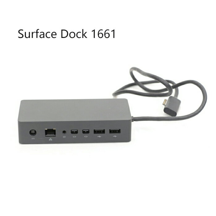 あす楽 Microsoft Surface Dock Model:1661 マイクロソフト サーフェス 純正ドック 電源付き 中古【コンパクト便発送】