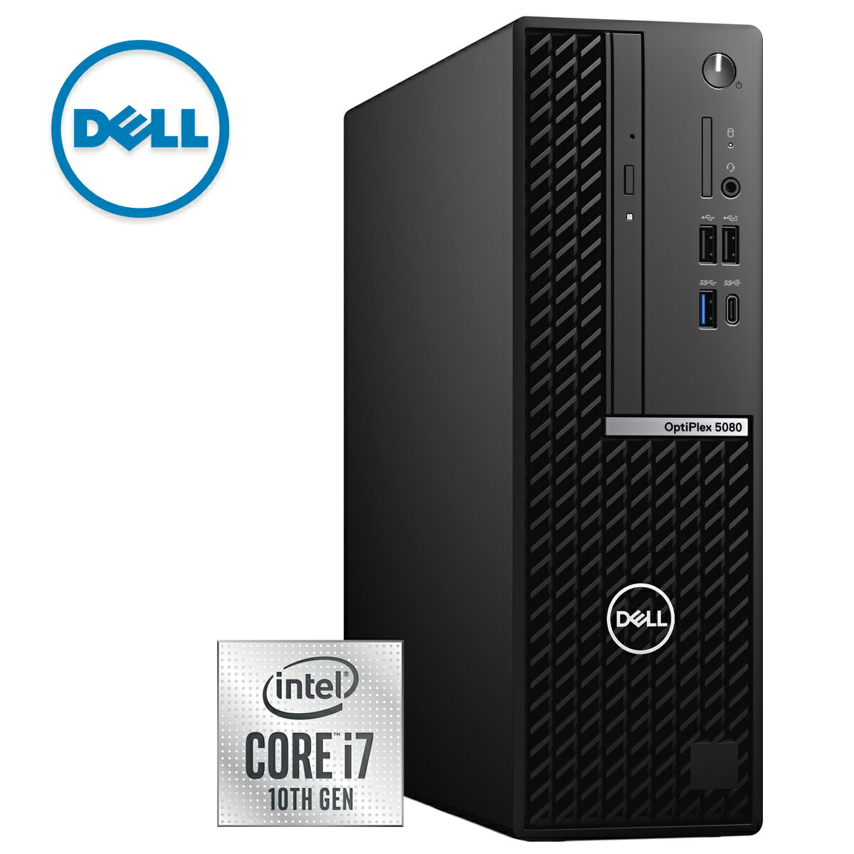 Dell OptiPlex 5080 SFF 第10世代 Core i7 メモリ16GB Nvme M.2 SSD 256GB Office付き Type-C ...