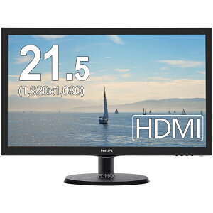 PHILIPS 21.5磻W-LEDվ˥ 223V5LHSB/11 1920x1080 եHD HDCP HDMI Switchбšۥǥץ쥤