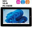 【中古】Windowsタブレット メモリ4GB SSD 128GB 11.6インチ NEC VersaPro VS-R VK90 CoreM WPS Office付き Windows11 pro タブレットPC ギガスクール