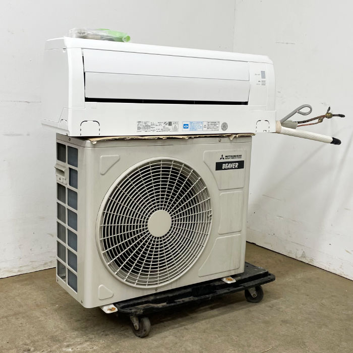 中古｜ルームエアコン 外機SRC2524T 内機SRK2524T-W 三菱重工 2024年 主に8畳用 リモコン付 ビーバーエアコン｜動産王｜千葉｜送料無料