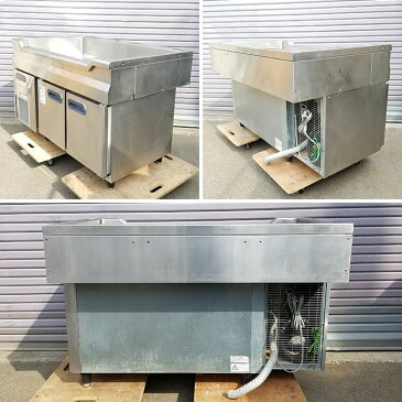 【送料無料】 舟形シンク付きテーブル形冷蔵庫 RNC-40RM7-SW 福島工業 2005年 中古 お客様荷下ろし 【見学 札幌】