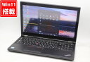 送料無料 あす楽対応 即日発送 良品 4K対応 タッチ 15.6インチ Lenovo ThinkPad P52 Type-20MA Windows11 八世代Core i7-8850H 32GB NVMe式256GB-SSD 1TB-HDD NVIDIA Quadro P2000 カメラ 無線 Office付 Win11 ノートパソコン 中古パソコン 中古PC Windows10も対応 Win10