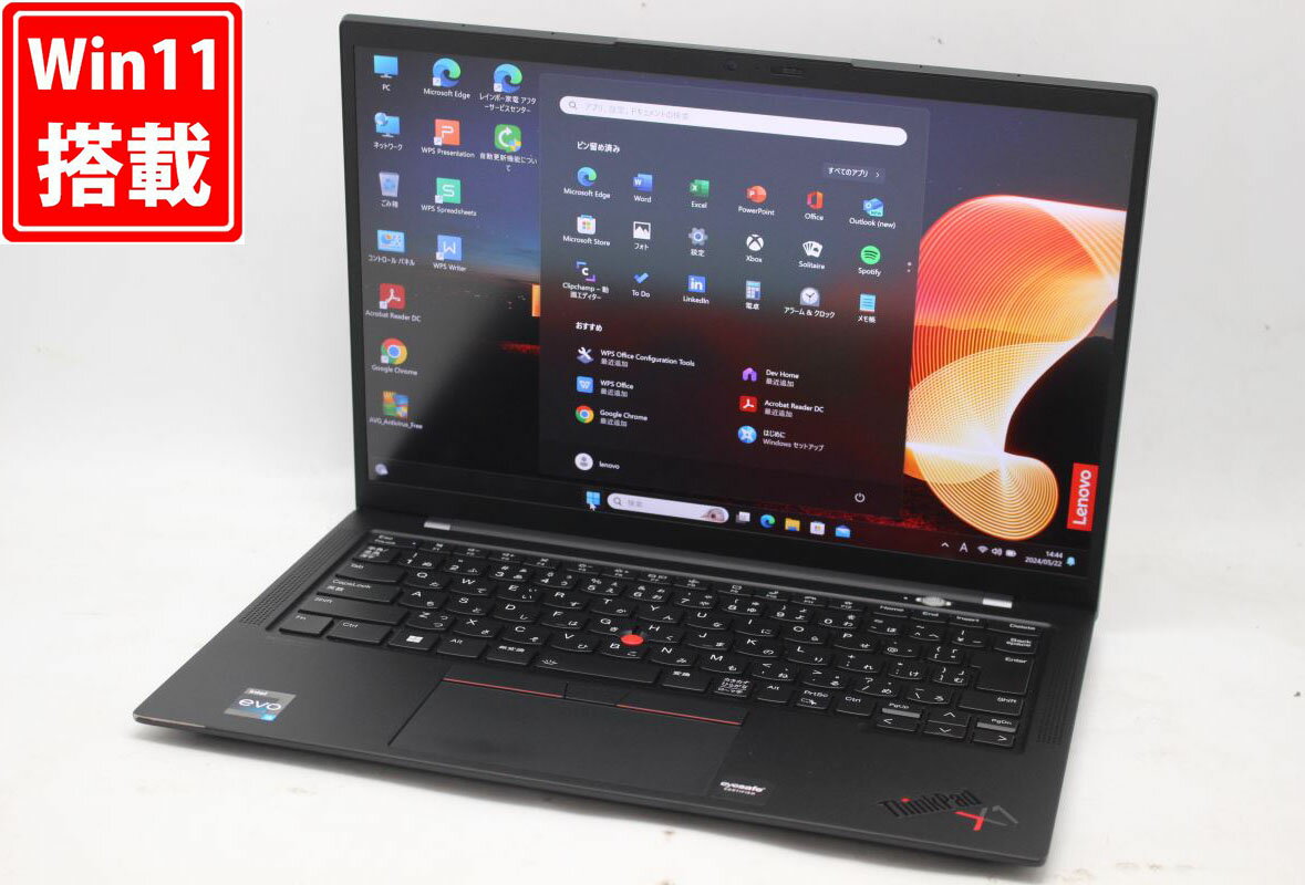 ̵ б ¨ȯ  եHD 14 Lenovo ThinkPad X1 Carbon Gen10 Type-21CC100%sRGB Windows11 10 ǽ 12Core i5-1235U 8GB NVMe256GB-SSD  ̵Wi-Fi6 Office Win11 Ρȥѥ ťѥ PC Windows10б