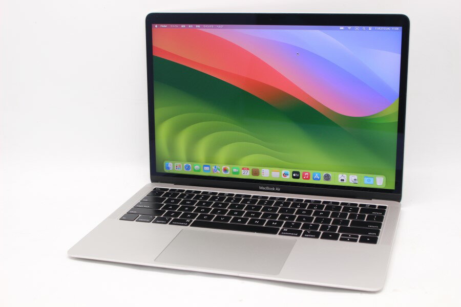送料無料 あす楽対応 即日発送 中古良品 2K対応 13.3インチ Apple MacBook Air A1932 macOS 14 sonoma(正規版Windows11追加可能) 高性能 八世代Core i5-8210Y 8GB 爆速NVMe式256GB-SSD カメラ 無線 リカバリ 【ノートパソコン 中古パソコン 中古PC】
