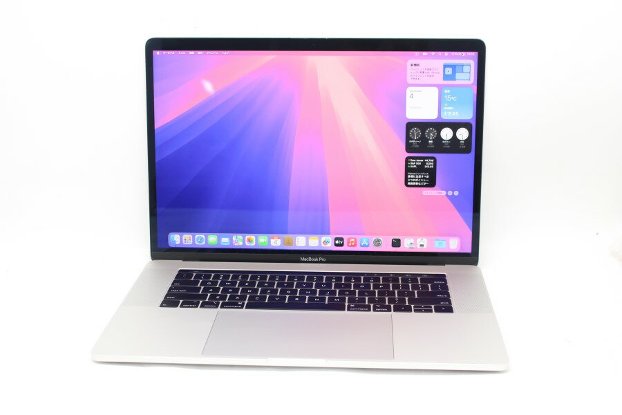 送料無料 あす楽 良品 2K対応 15.4インチ Apple MacBook Pro A1990 Mid-2018 (Touch Bar) macOS 15 Sequoia(正規版Windows11追加可能) 高性能 八世代Core i7-8750H 16GB 爆速NVMe式512GB-SSD Radeon Pro 555x カメラ 無線 リカバリ 【ノートパソコン 中古パソコン 中古PC】