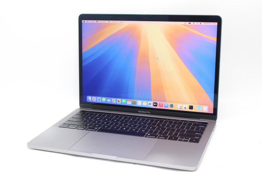 送料無料 あす楽対応 即日発送 中古 2K対応 13.3インチ Apple MacBook Pro A1989 Mid-2019(Touch Bar) macOS 15 Sequoia(正規版Windows11追加可能) 高性能 八世代Core i5-8259U 16GB 爆速NVMe式1TB-SSD カメラ 無線 リカバリ 【ノートパソコン 中古パソコン 中古PC】