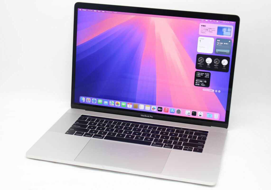 ゲーミングPC 送料無料 あす楽対応 即日発送 良品 2K対応 16インチ Apple MacBook PMacBook Pro A1990 2019 (Touch Bar) シルバー macOS 15 Sequoia 8コア 超高性能 九世代Core i9-9880H/ 16GB /爆速NVMe式1TB-SSD/ Radeon Pro 560X/ カメラ 無線 リカバリ