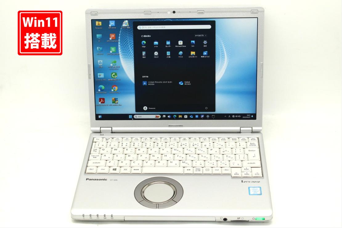 送料無料 あす楽対応 即日発送 良品 フルHD対応WUXGA 12.1インチ Panasonic Let's note CF-SZ6Z Windows11 七世代Core i7-7600U 16GB 爆速512GB-SSD カメラ 無線 Office付 Win11【ノートパソコン 中古パソコン 中古PC】（Windows10も対応可能 Win10）