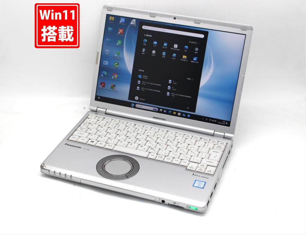 送料無料 あす楽対応 即日発送 中古 フルHD対応WUXGA 12.1インチ Panasonic Let's note CF-SZ6Z Windows11 七世代Core i7-7600U 16GB 爆速512GB-SSD カメラ 無線 Office付 Win11【ノートパソコン 中古パソコン 中古PC】（Windows10も対応可能 Win10）