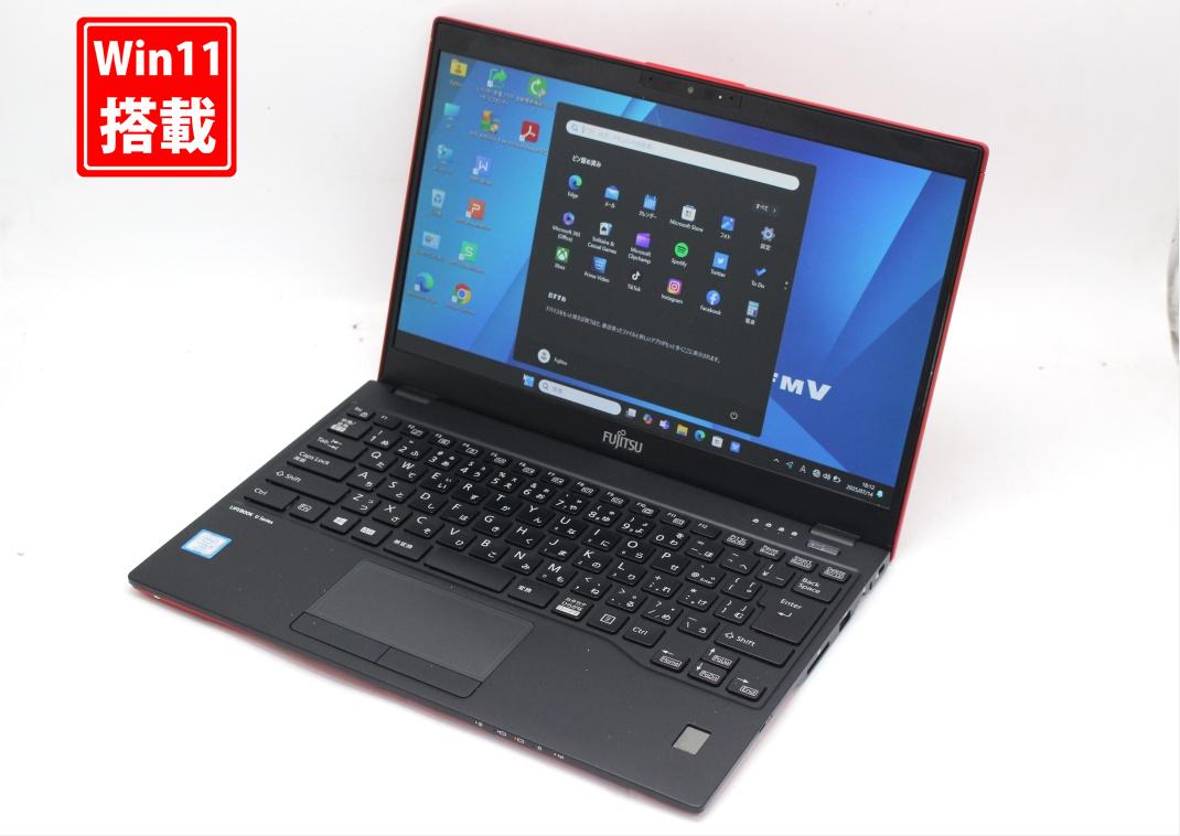 中古 フルHD 13.3インチ Fujitsu LIFEBOOK U939B Windows11 高性能 第8世代Core i5-8365u 8GB 爆速128GB-SSD カメラ LTE 無線 Office付き Win11【中古ノートパソコン 中古パソコン 中古PC】送料無料 あす楽対応 即日発送（Windows10も対応可能 Win10）