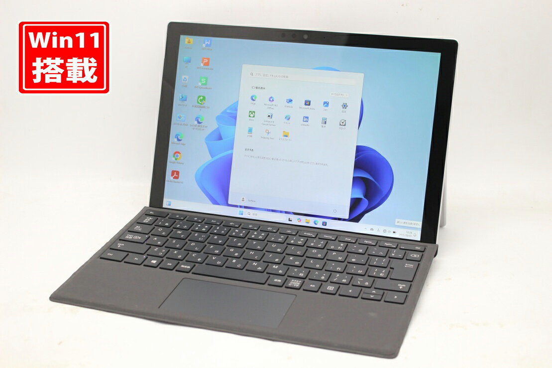 中古 2K対応 タッチ 12.3インチ Microsoft Surface Pro6 Windows11 高性能 第8世代Core i7-8650u 8GB 爆速NVMe式256GB-SSD カメラ 無線 リカバリ Office付き Win11【中古ノートパソコン 中古パソコン 中古PC】送料無料 あす楽対応 即日発送（Windows10も対応可能 Win10）